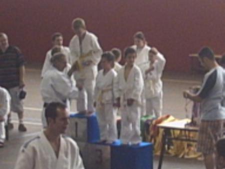 Lors de la remise des médailles