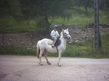 Ma première promenade à cheval